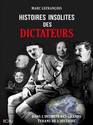 cover image of Histoires insolites dictateurs